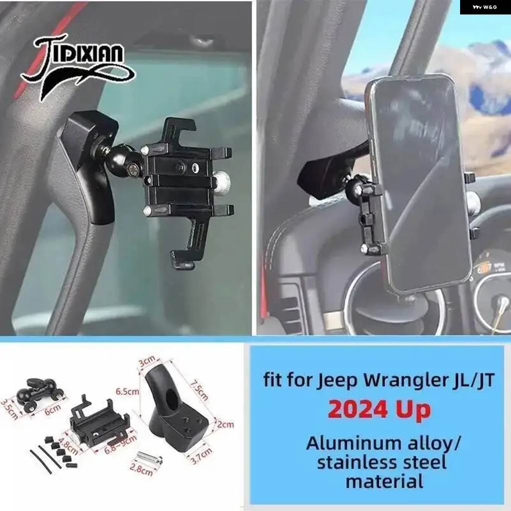 並行輸入品 JIDIXIAN 車 Aピラー グラブハンドル スマホ ホルダー