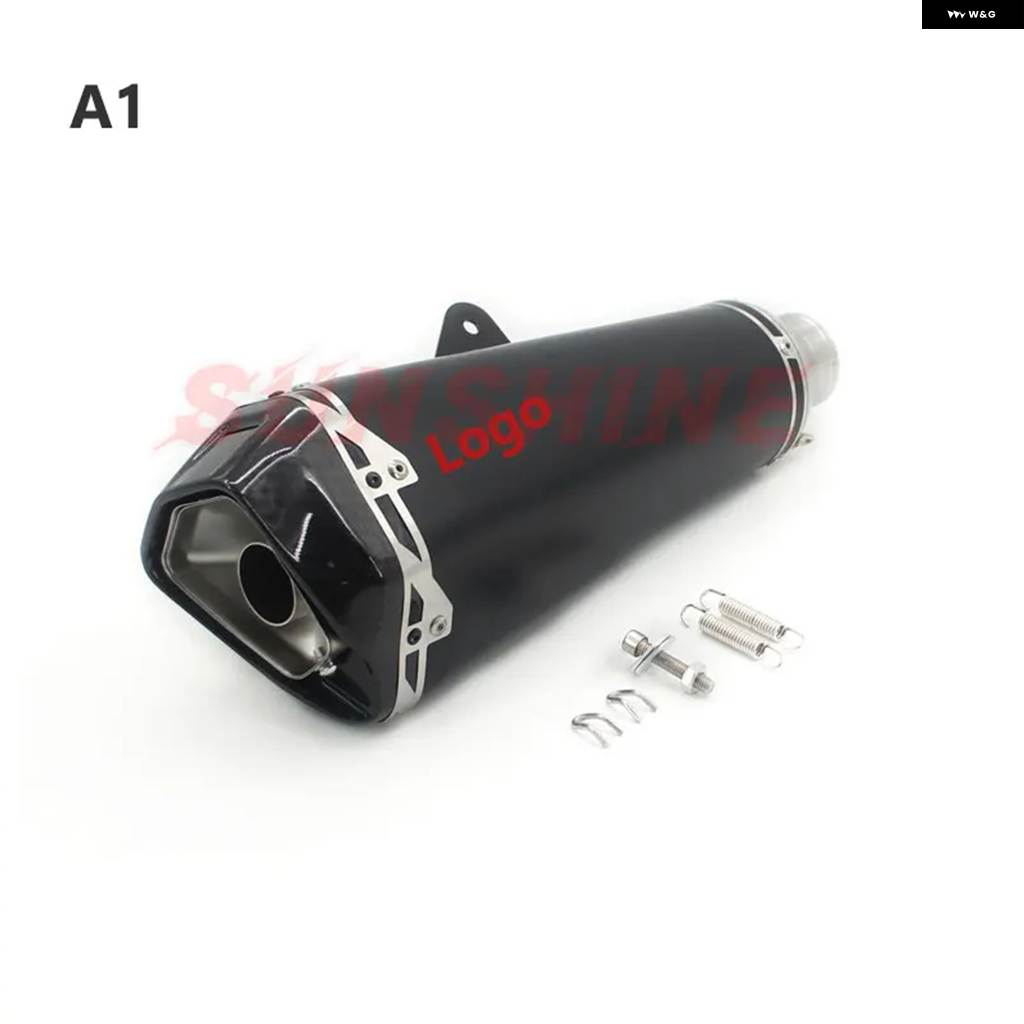並行輸入品 51MM 汎用 排気 オートバイ マフラー モトクロス エスケープ モトレーシング ピット バイク パイプ MT09 GSR 600 RC390 CB1000R MT07 502X_1