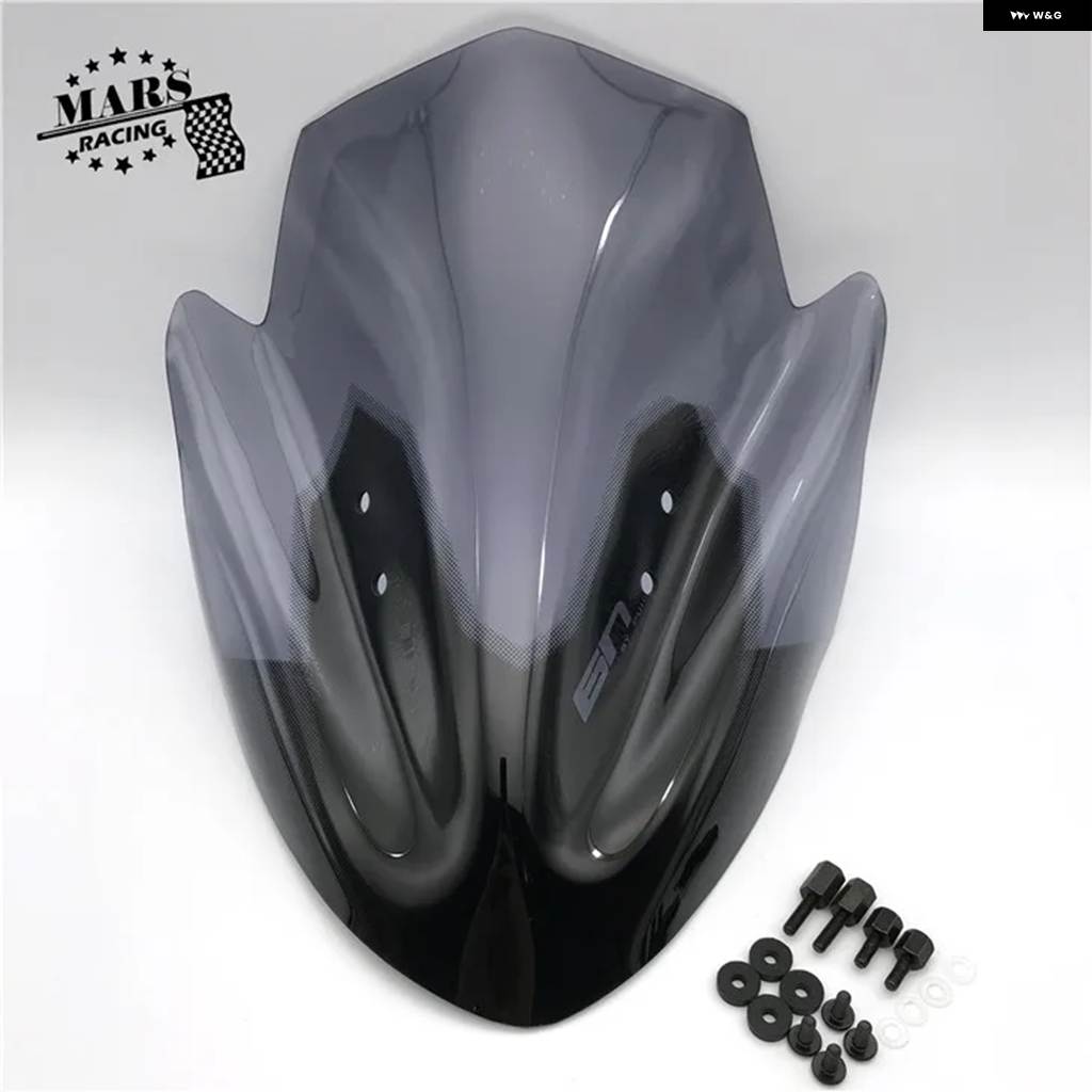 並行輸入品 オートバイ アクセサリー 風防 防風 ウィンドスクリーン デフレクター バイザー バイザー カワサキ ER6N 2013 - 17 ER-6の画像