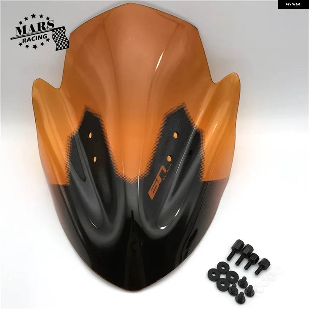 並行輸入品 オートバイ アクセサリー 風防 防風 ウィンドスクリーン デフレクター バイザー バイザー カワサキ ER6N 2013 - 17 ER-6の画像