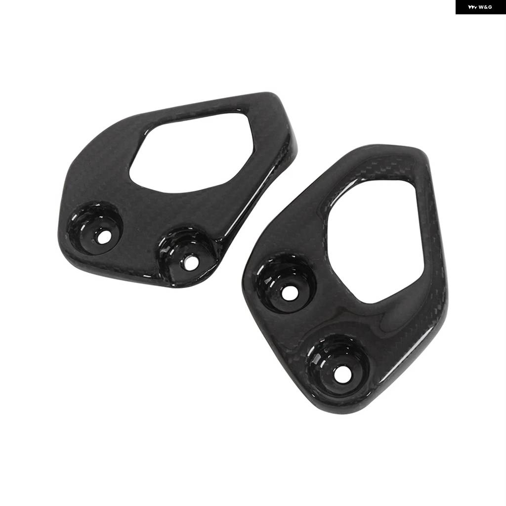 並行輸入品 カーボンヒールガード リアセット BMW R1200GS 2013-2018 R1250GS 2017 バイク アクセサリー リア フットレスト ウィングプレート_2