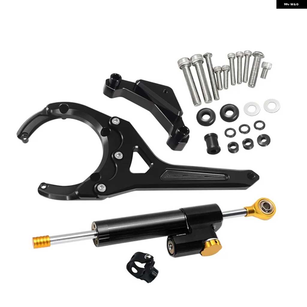 並行輸入品スズキ GSX-S1000GT GSX S1000GT 2022-2023 オートバイ スタビライズステアリング ダンパー マウント ブラケット キット_1