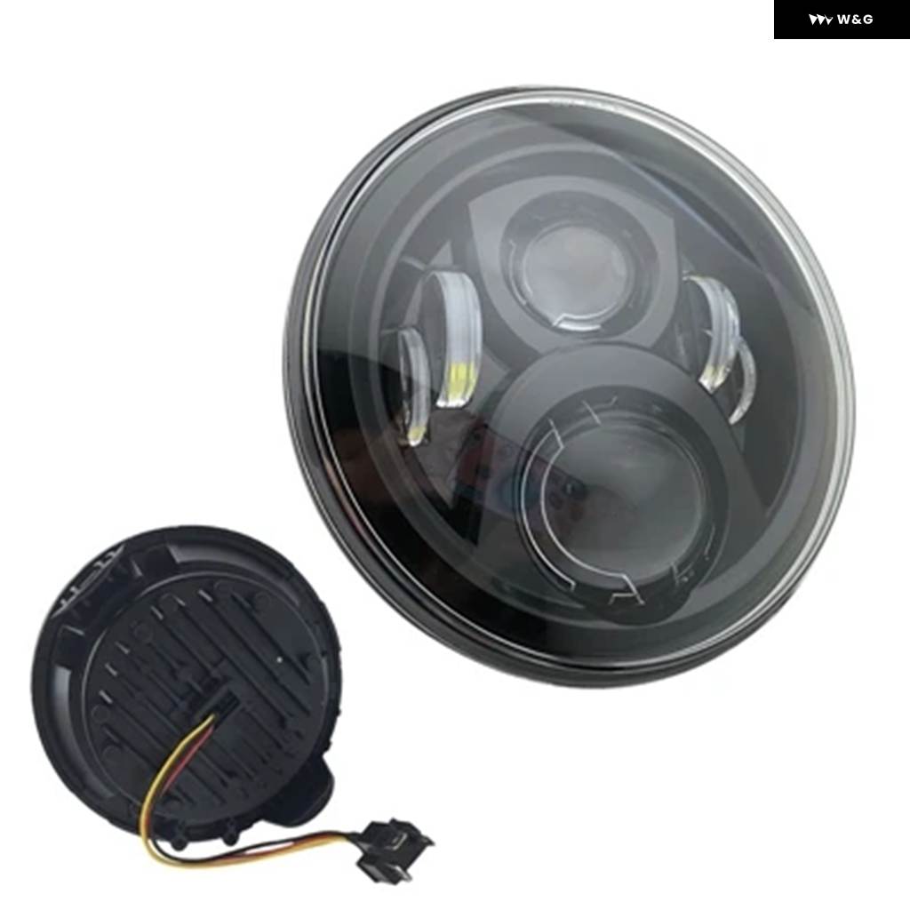 並行輸入品ホンダ ヘッドライト 7インチ LED バイク ヘッドランプ DRL HALO 72W ラウンドLED ホンダ CB 400 CB 1300 ホンダ ホーネット_1