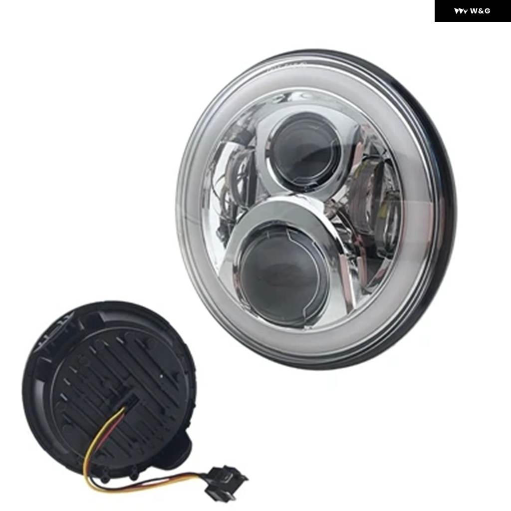 並行輸入品ホンダ ヘッドライト 7インチ LED バイク ヘッドランプ DRL HALO 72W ラウンドLED ホンダ CB 400 CB 1300 ホンダ ホーネット_2