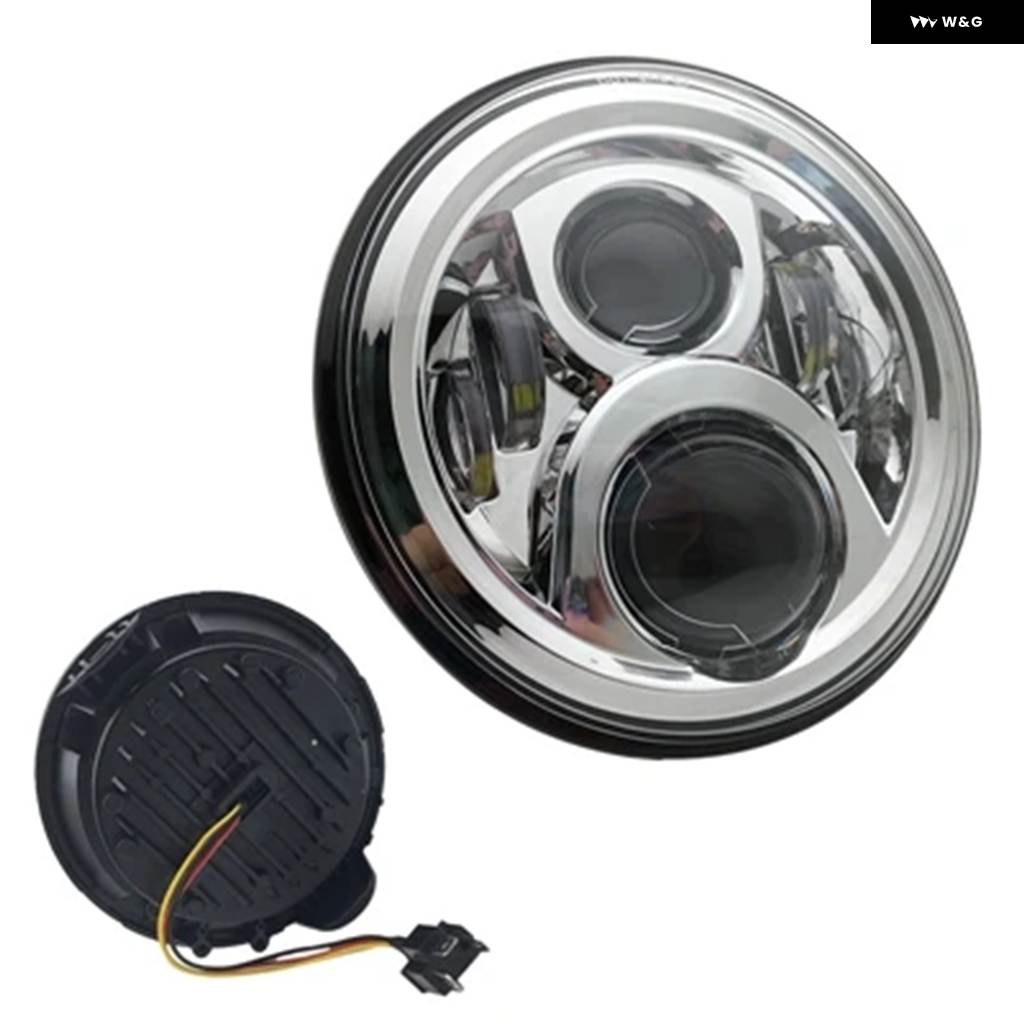 並行輸入品ホンダ ヘッドライト 7インチ LED バイク ヘッドランプ DRL HALO 72W ラウンドLED ホンダ CB 400 CB 1300 ホンダ ホーネット_4
