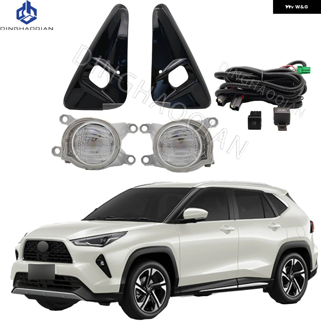 並行輸入品1セット フォグランプ ヘッドライト トヨタ ヤリスクロス