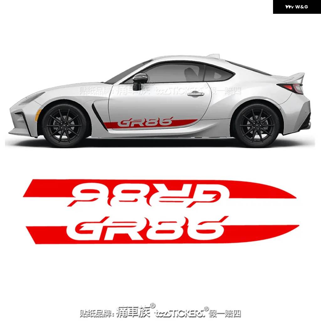 並行輸入品車ビニール ステッカー トヨタ GR86 BRZ FRS ボディ 外装