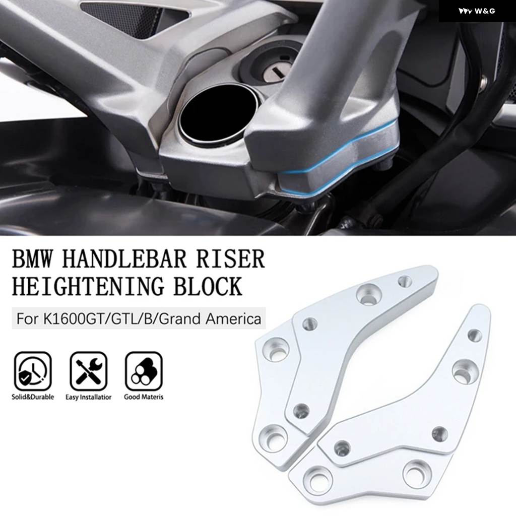 並行輸入品オートバイ ハンドルバー ライザークランプ 延長 ハンドルバー 高さ後方移動ベース BMW K1600GT 2016-2017グランドアメリカ_1