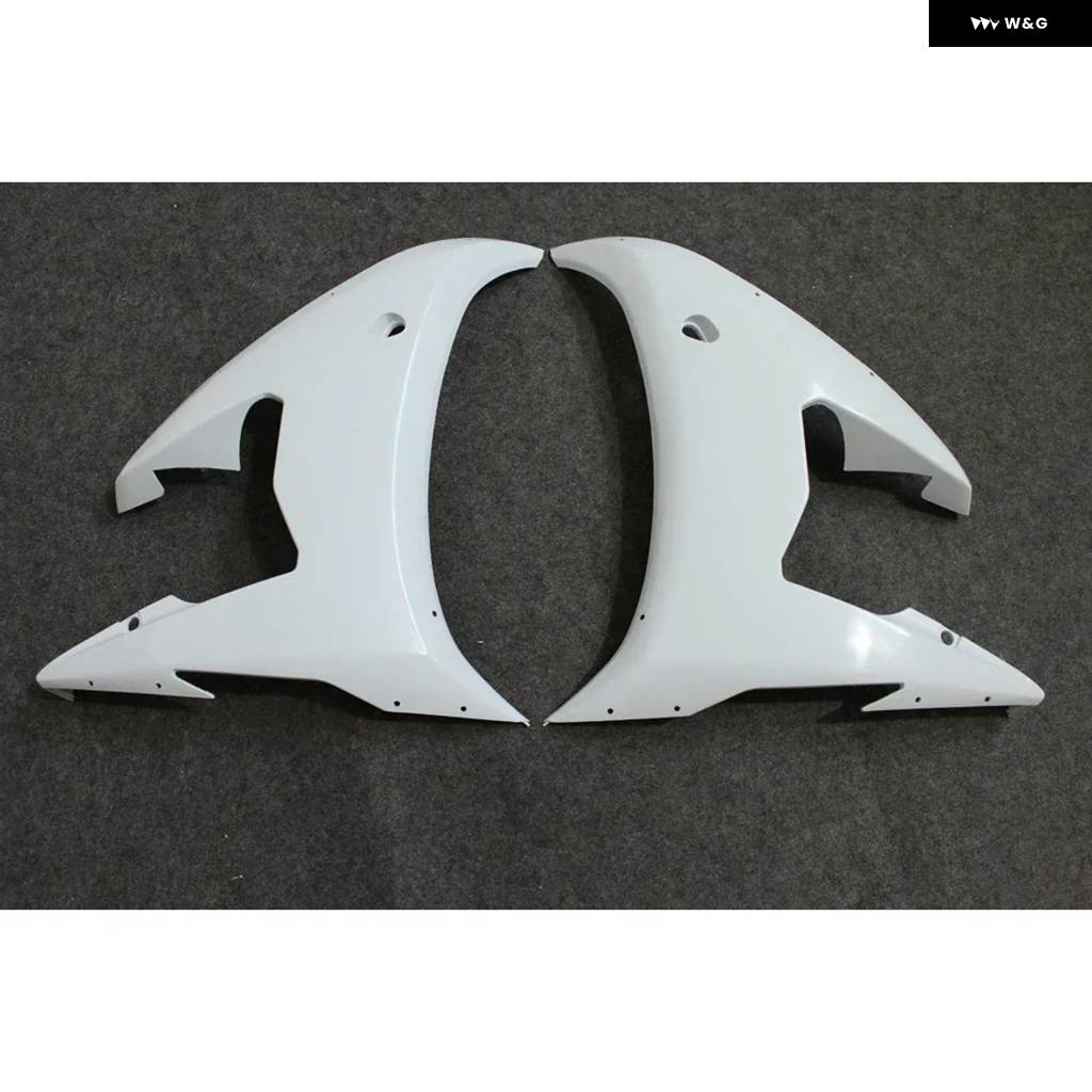 並行輸入品 オートバイ 未塗装 左/右側サイドカバー パネル フェアリング 2003-2004 R6S 2006-2009の画像