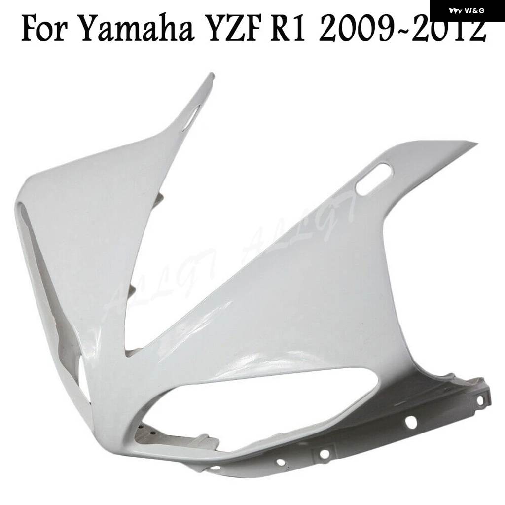 並行輸入品 オートバイ 未塗装 アッパーフロントカウル ノーズ フェアリング ヤマハ YZF-R1 1998-2005 2006 2007 - 10 2011-14_6