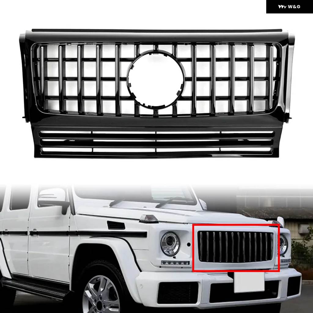 Mercedes-Benz G-Class バンパーグリルメッシュ 並行輸入品 車フロント バンパー メッシュ グリル アッパー メルセデス
