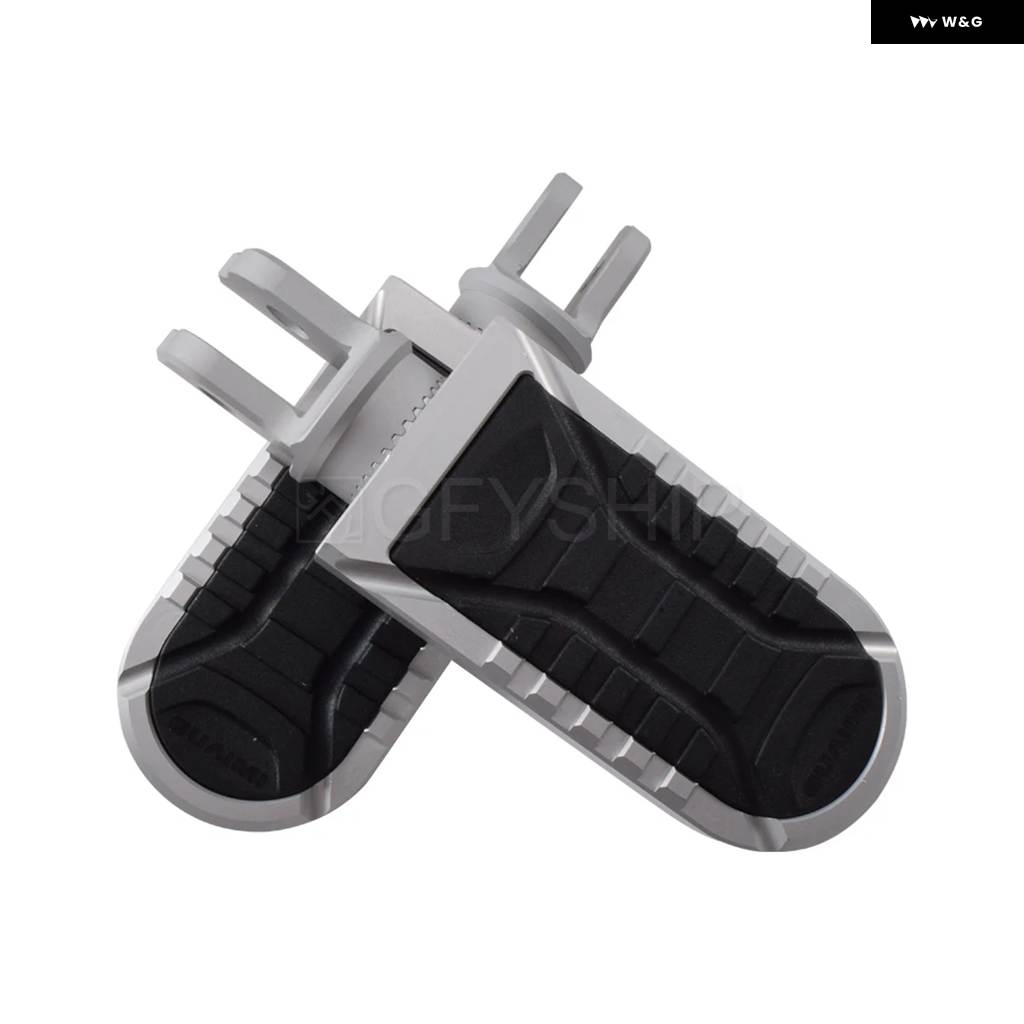 並行輸入品 BMW F800R 2009〜2019 F800S F800ST F800GT K1200S F800 R / S バイク フットレスト 360度回転式 ライダー フットペグ レスト フロント | ブランド登録なし | 01