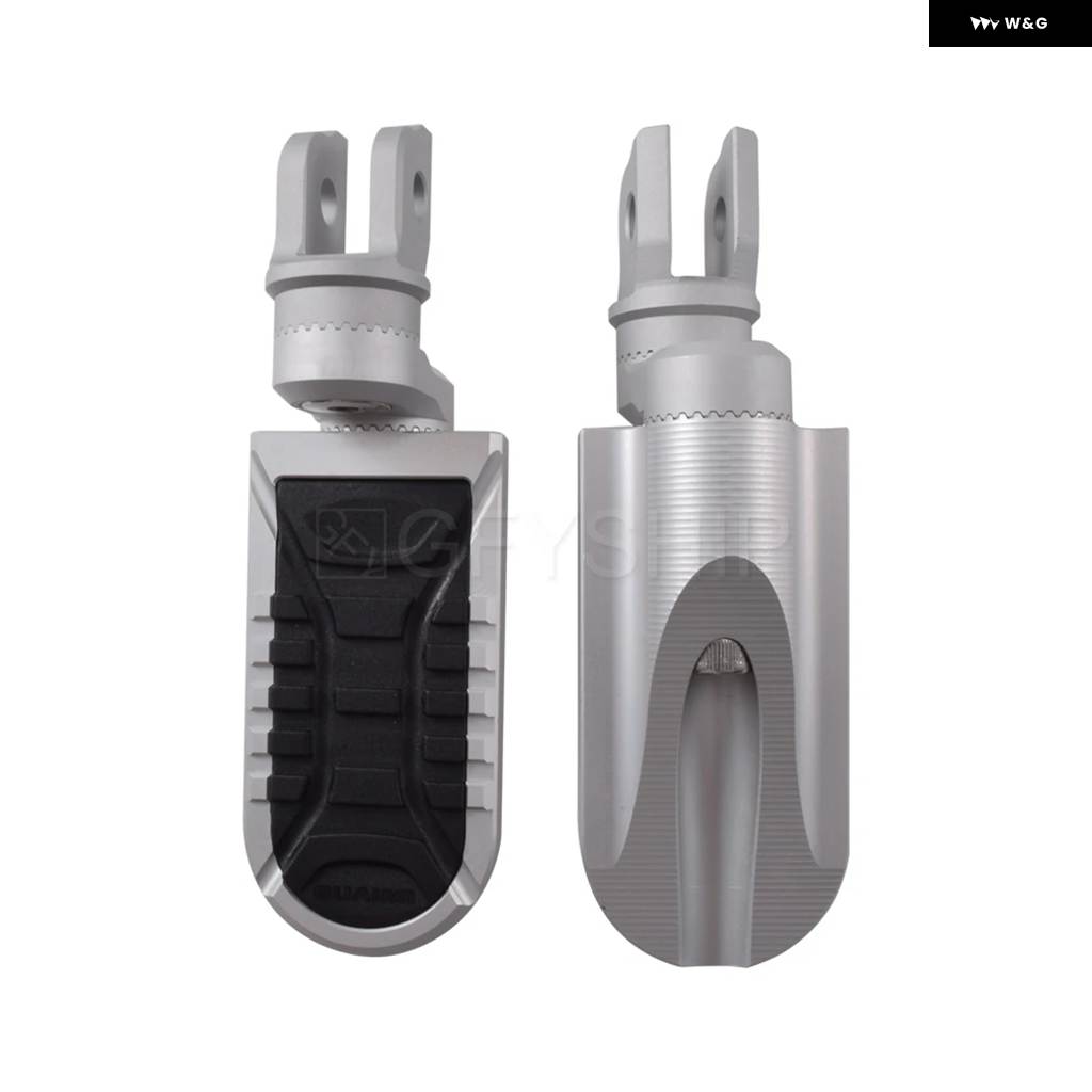 並行輸入品 BMW F800R 2009〜2019 F800S F800ST F800GT K1200S F800 R / S バイク フットレスト 360度回転式 ライダー フットペグ レスト フロント | ブランド登録なし | 02