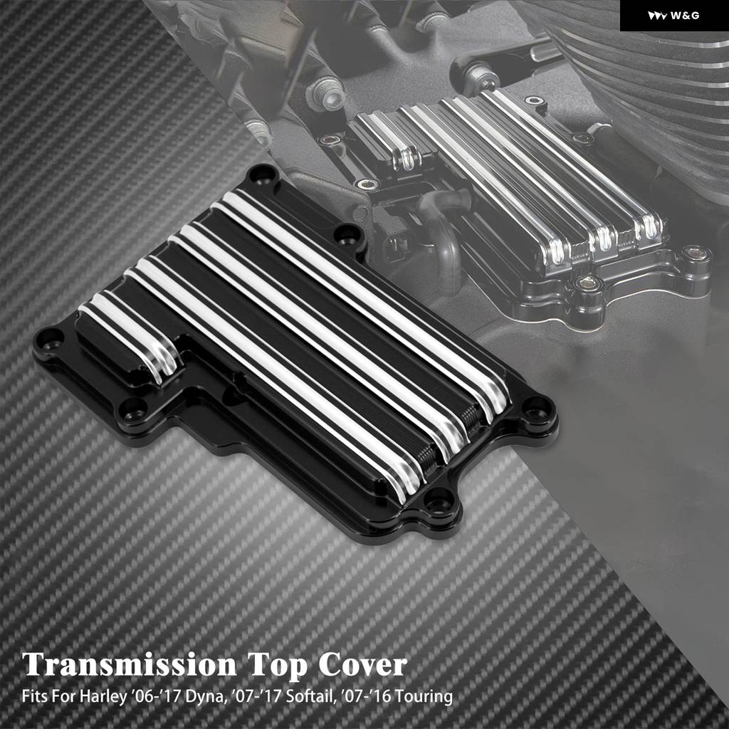 並行輸入品 オートバイ トランス ミッション カバー トップカバー CNC ハーレー ツーリング ロードグライド FLTR FLHT FLTRX ソフテイル ブレイクアウト_1