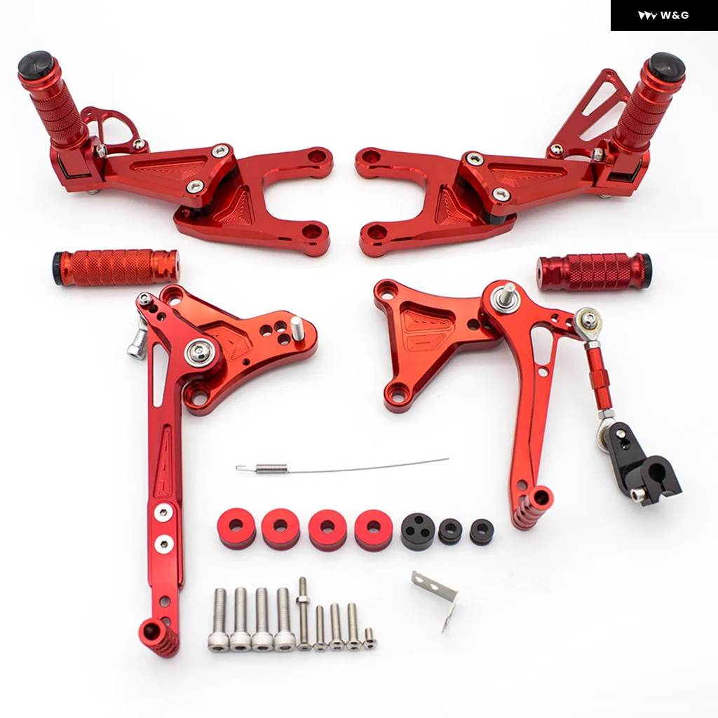 並行輸入品BENELLI TNT125 TNT135 2016-2023 2016 - 20 オートバイ リアセット フットレスト フットペグ フットレスト ペグ リアペダルの画像