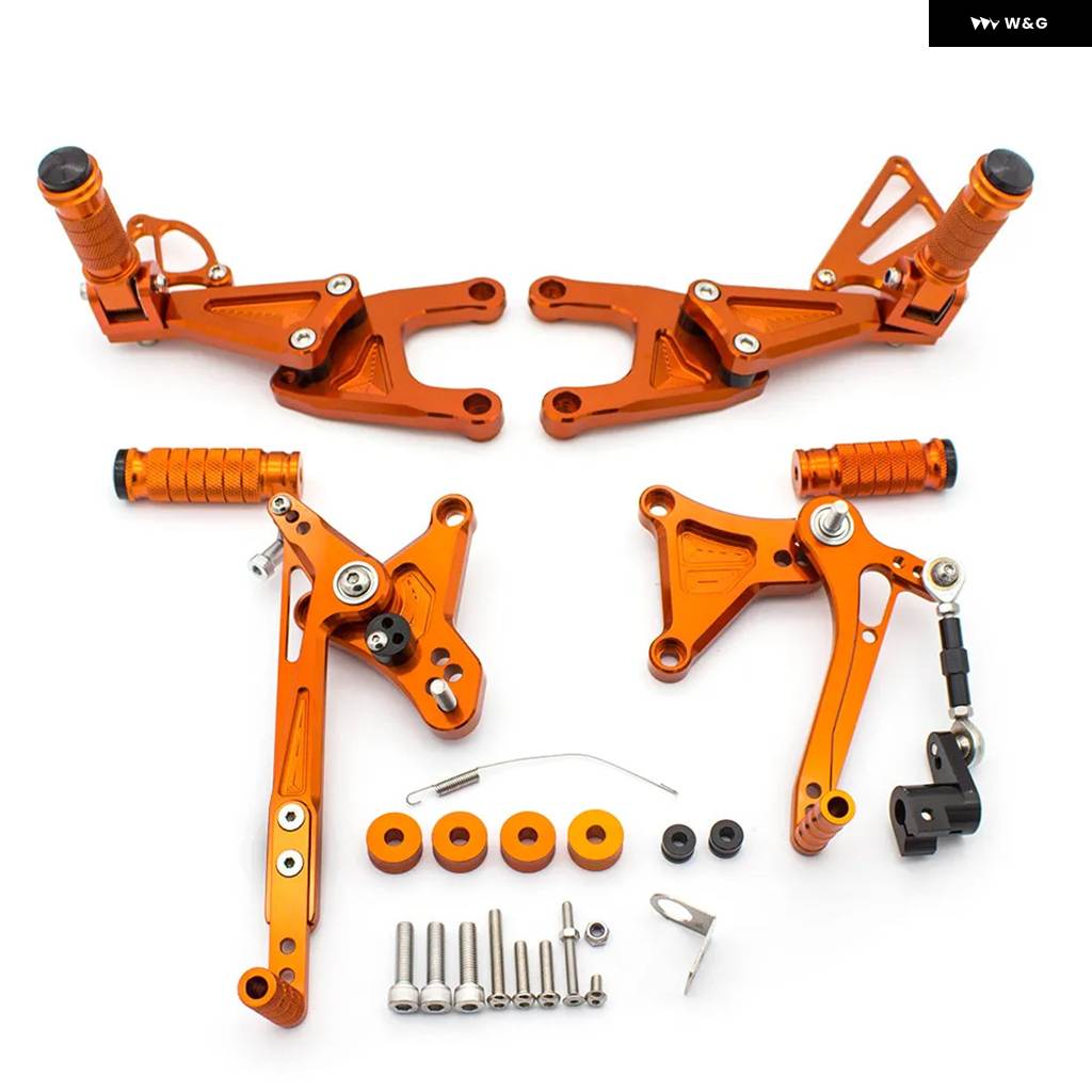並行輸入品BENELLI TNT125 TNT135 2016-2023 2016 - 20 オートバイ リアセット フットレスト フットペグ フットレスト ペグ リアペダルの画像