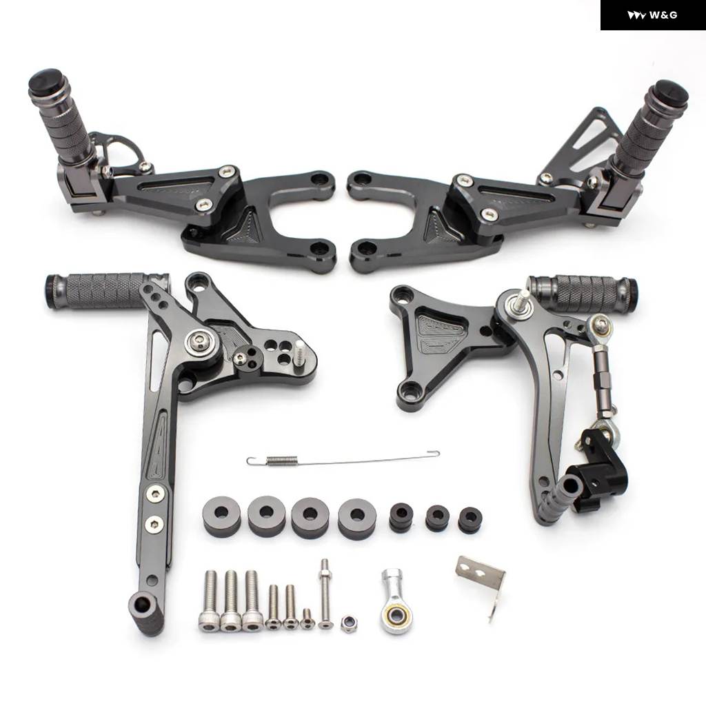 並行輸入品BENELLI TNT125 TNT135 2016-2023 2016 - 20 オートバイ リアセット フットレスト フットペグ フットレスト ペグ リアペダルの画像
