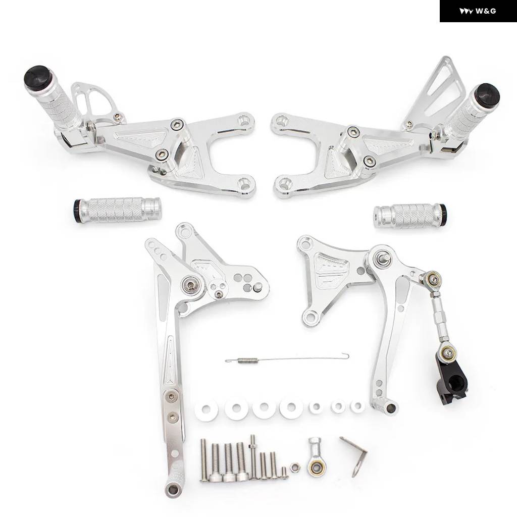 並行輸入品BENELLI TNT125 TNT135 2016-2023 2016 - 20 オートバイ リアセット フットレスト フットペグ フットレスト ペグ リアペダルの画像