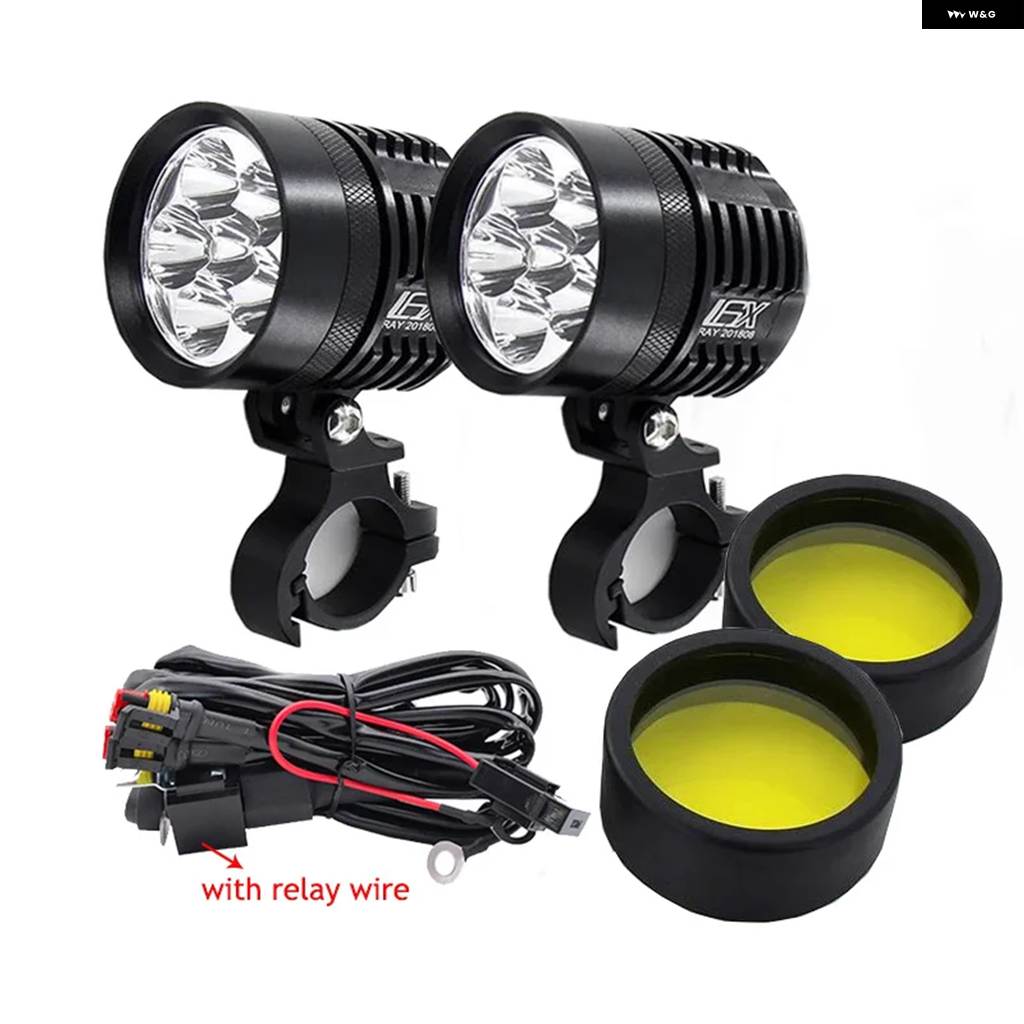 並行輸入品オートバイ バイク フォグランプ 12000LM BMW オートバイ バイク LED 補助 フォグランプ ドライビングランプ BMW R1200GS/ADV K1600 R1200GS_3