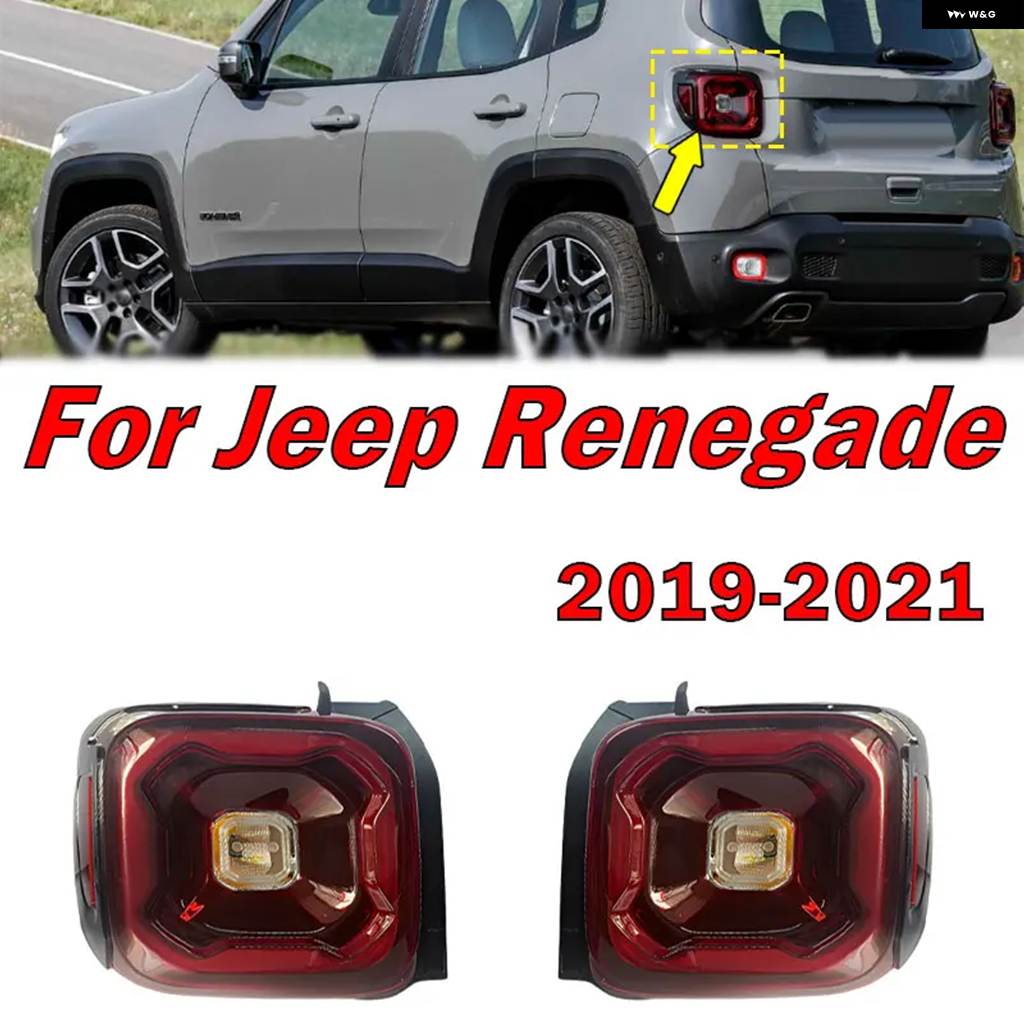 並行輸入品ジープ レネゲード 2019-21 リア LED テールライト ハザード