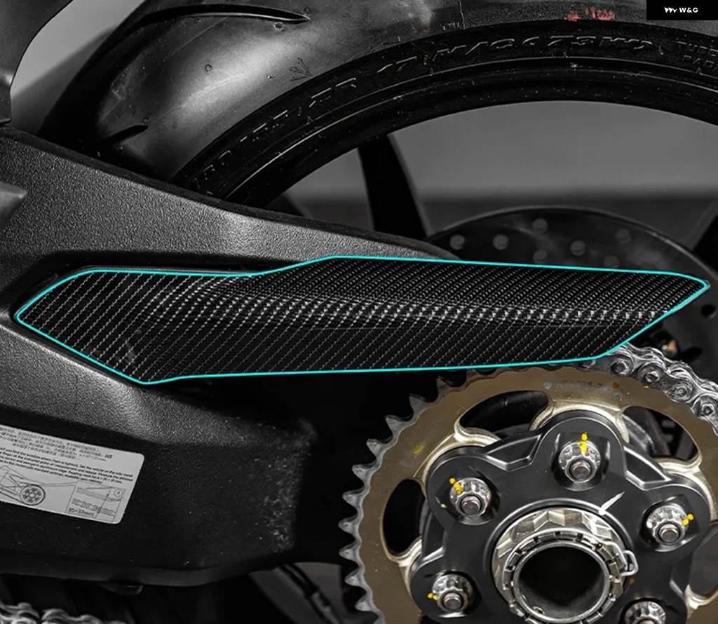 並行輸入品3Dカーボン フィルム 防水 耐摩耗性エンボス加工 ステッカー スーパースポーツ950 950SスーパースポーツS_4