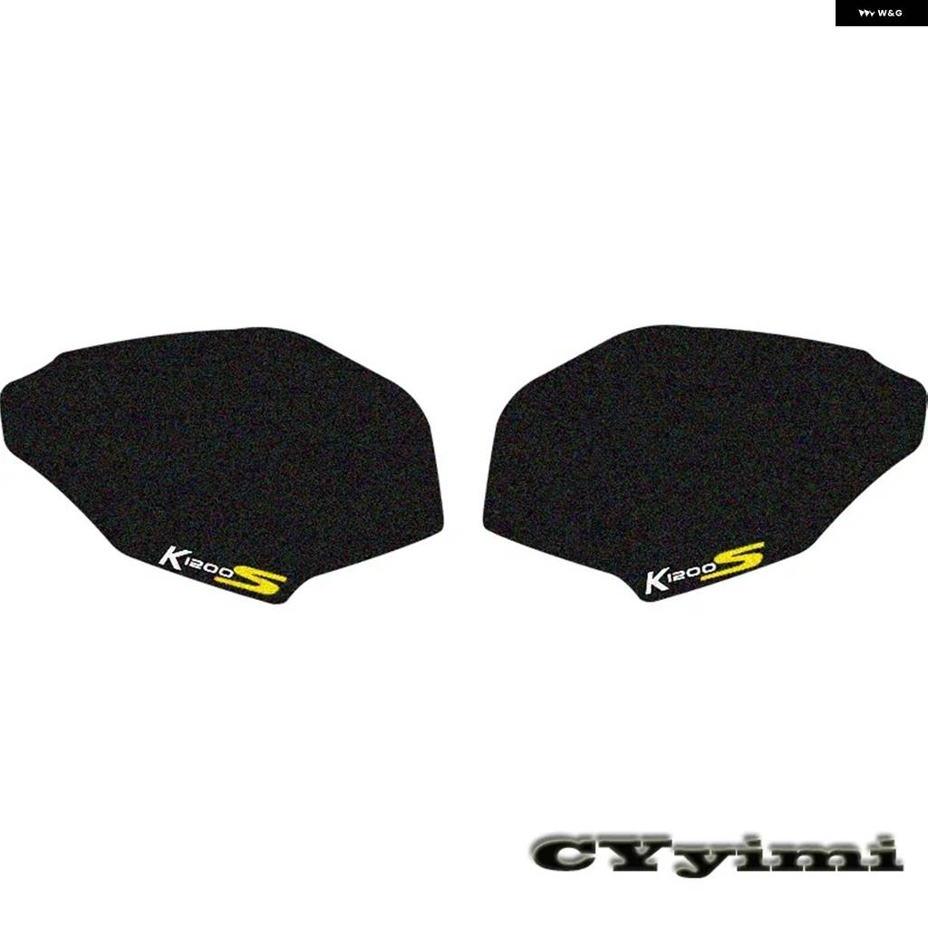 並行輸入品K1200S 2003-2009 K1300S 2009-2016 オートバイ タンクサイドニー グリップ プロテクター パッド 滑り止めタンク デカール ステッカー_1