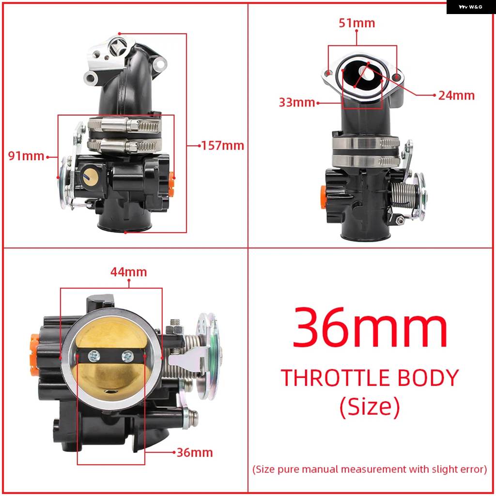 並行輸入品スロットルボディ ヤマハ NMAX125 NMAX150 NMAX155 V1 32MM 34MM 36MM レーシング スロットルボディ 2DP E3750 01の画像