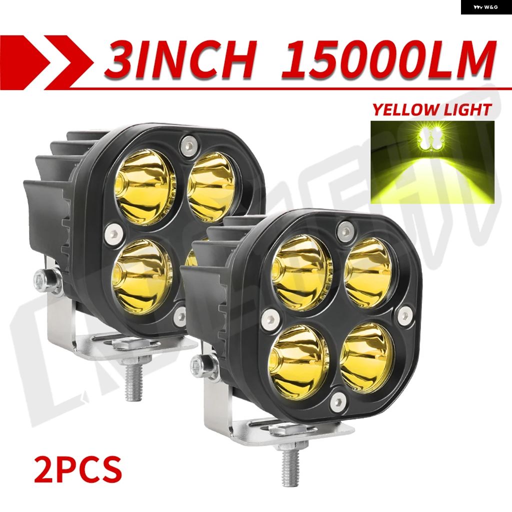並行輸入品 3インチ LED ワークスポットライト24V 12V ヘッドライト バイクフラッド バー フォグライト DRL車 トラック 4X4オフロードATV用 | ブランド登録なし | 06