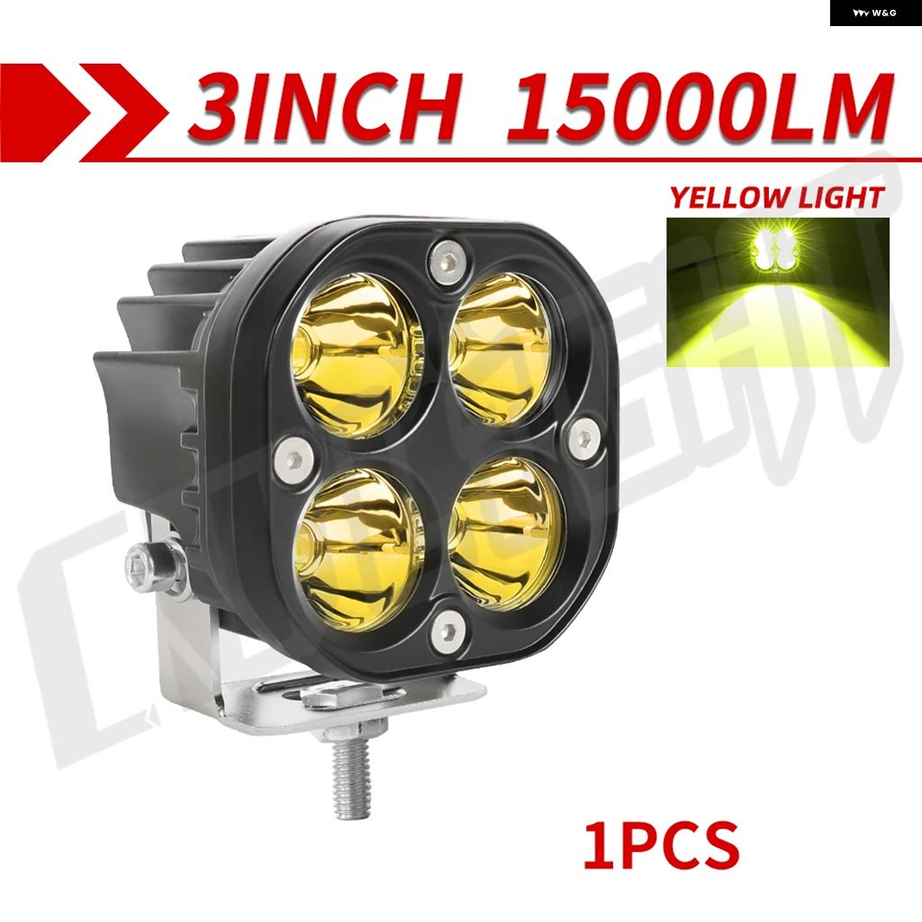 並行輸入品 3インチ LED ワークスポットライト24V 12V ヘッドライト バイクフラッド バー フォグライト DRL車 トラック 4X4オフロードATV用 | ブランド登録なし | 07