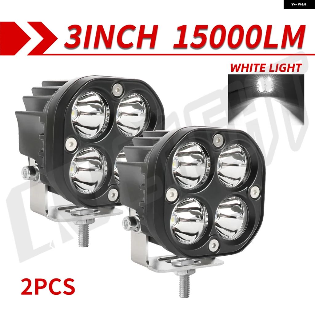 並行輸入品 3インチ LED ワークスポットライト24V 12V ヘッドライト バイクフラッド バー フォグライト DRL車 トラック 4X4オフロードATV用 | ブランド登録なし | 08