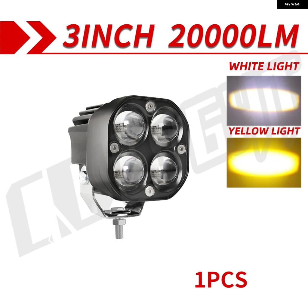 並行輸入品 3インチ LED ワークスポットライト24V 12V ヘッドライト バイクフラッド バー フォグライト DRL車 トラック 4X4オフロードATV用 | ブランド登録なし | 09