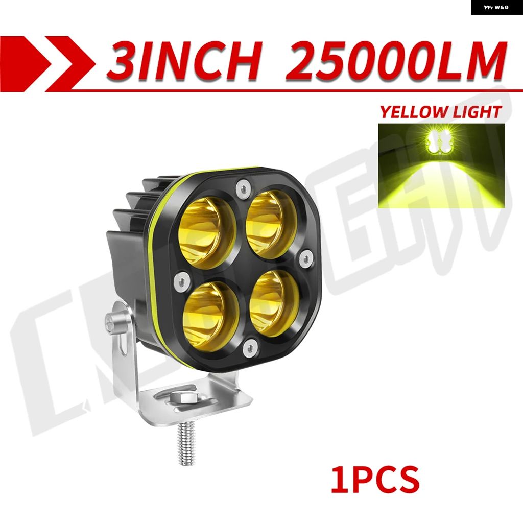 並行輸入品 3インチ LED ワークスポットライト24V 12V ヘッドライト バイクフラッド バー フォグライト DRL車 トラック 4X4オフロードATV用 | ブランド登録なし | 10