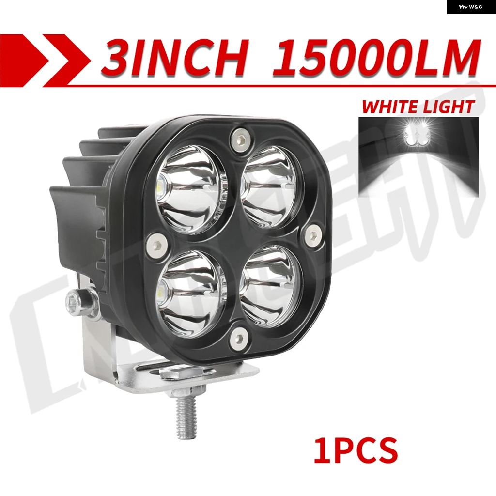 並行輸入品 3インチ LED ワークスポットライト24V 12V ヘッドライト バイクフラッド バー フォグライト DRL車 トラック 4X4オフロードATV用 | ブランド登録なし | 01