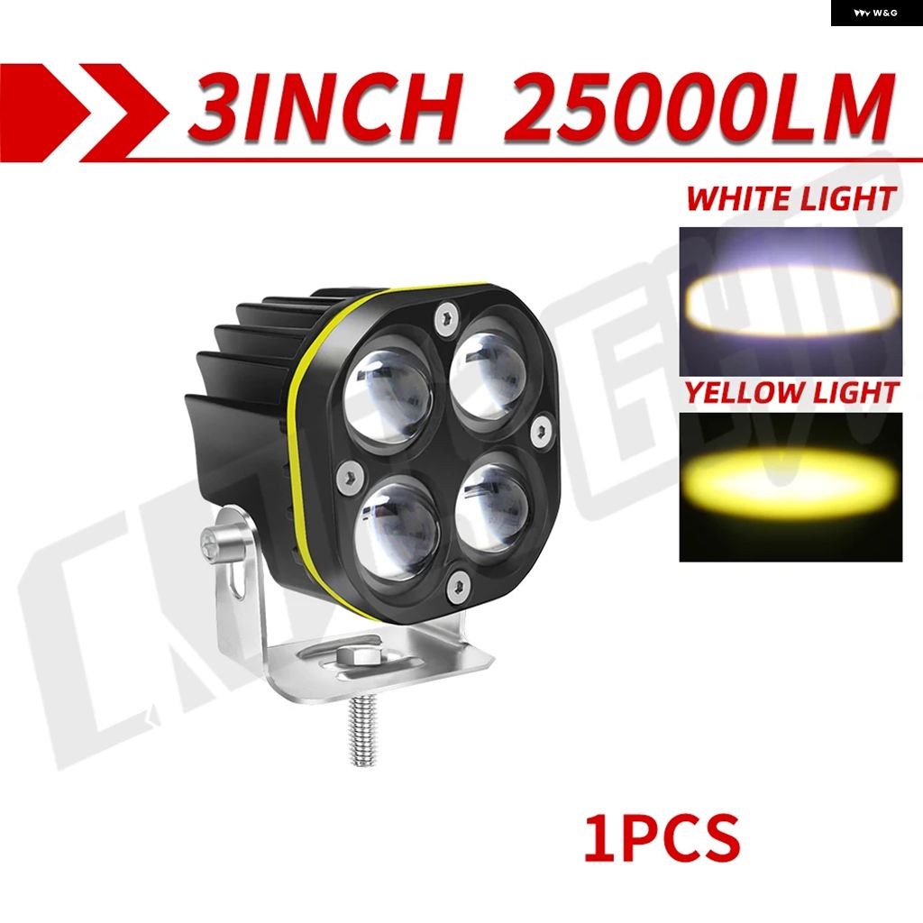 並行輸入品 3インチ LED ワークスポットライト24V 12V ヘッドライト バイクフラッド バー フォグライト DRL車 トラック 4X4オフロードATV用 | ブランド登録なし | 04