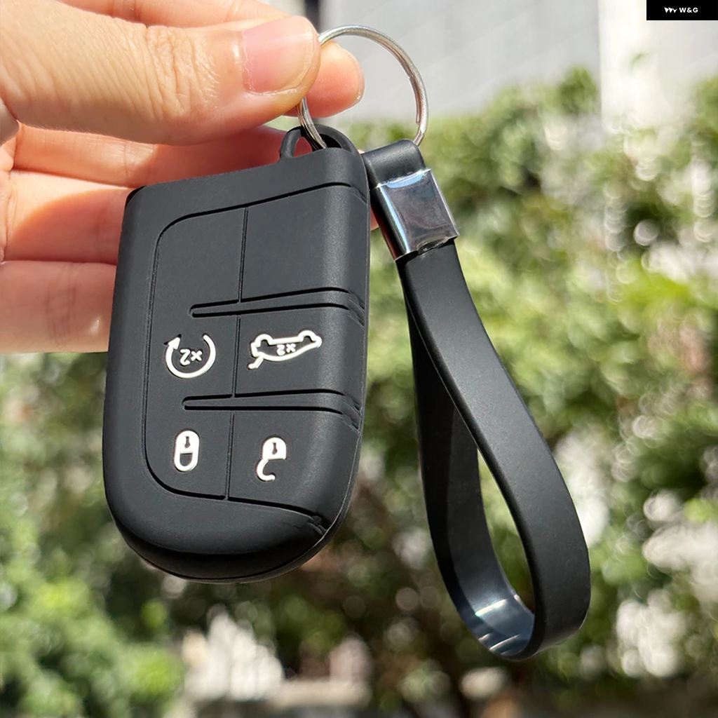 並行輸入品 ジープ ダッジ クライスラー チェロキー リミテッド グランドコンパス ジャーニー ヘルキャット 300C II キー ホルダー シリコンキー カバー | ブランド登録なし | 12