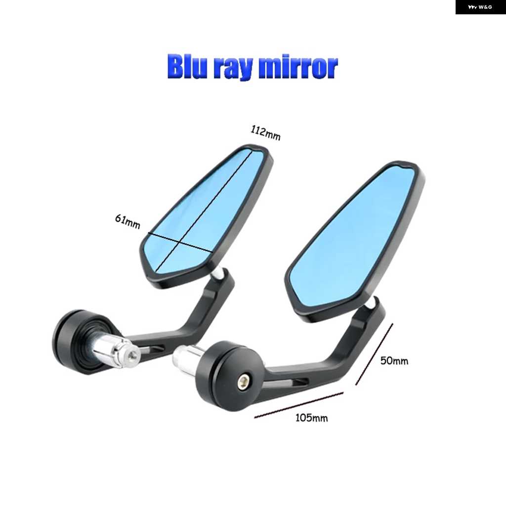 並行輸入品CNC オートバイ バイク リアビューサイドミラー ハンドルバー エンドミラー ハンドルバー バーエンド ミラー KMデューク790 RC390 890 1290 | ブランド登録なし | 05