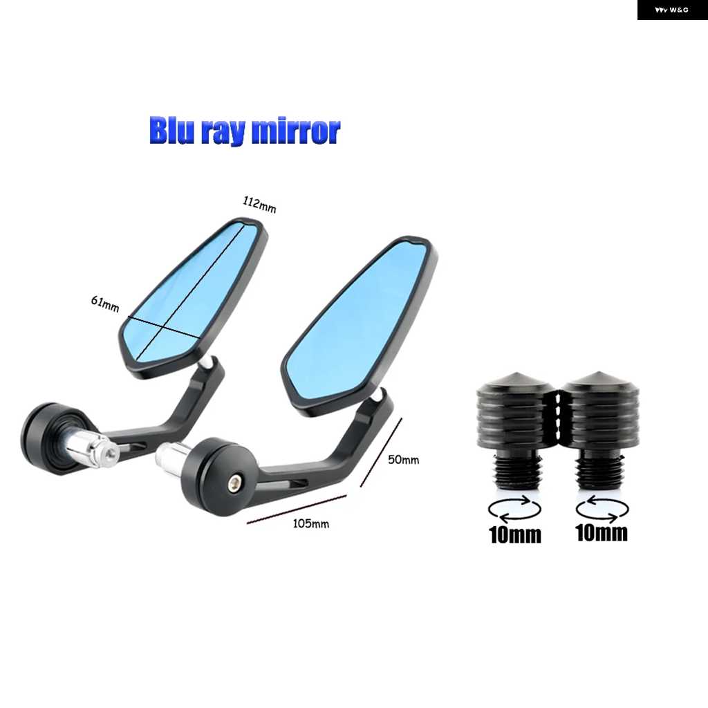 並行輸入品CNC オートバイ バイク リアビューサイドミラー ハンドルバー エンドミラー ハンドルバー バーエンド ミラー KMデューク790 RC390 890 1290 | ブランド登録なし | 03