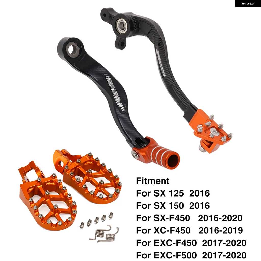 並行輸入品CNC フットペグ レスト フットレスト ブレーキ シフター シフト ペダル レバー KTM EXC EXC-F XC XC-F XC-W SX SX-F 150 250 350 450 | ブランド登録なし | 03