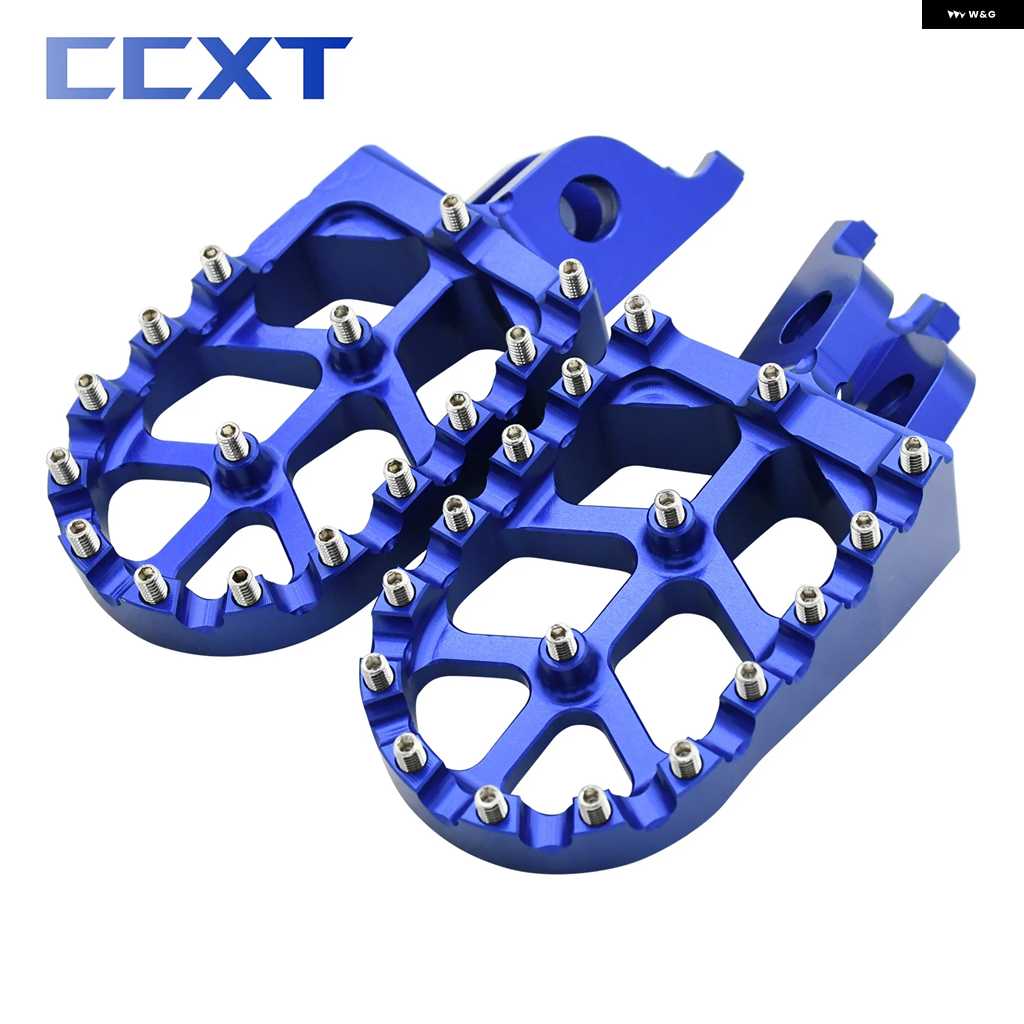 【並行輸入品】モトクロス CNC アルミレスト ペダル フットペグ カワサキ KX KLX KXF 250 450 250F 450F 250X 450X 450R 2006 2007-2021 | ブランド登録なし | 01