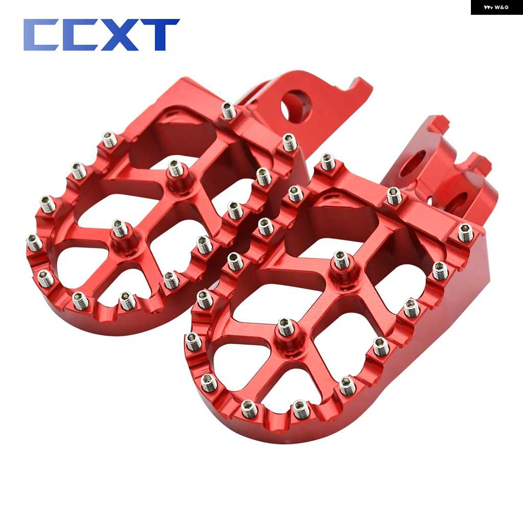 【並行輸入品】モトクロス CNC アルミレスト ペダル フットペグ カワサキ KX KLX KXF 250 450 250F 450F 250X 450X 450R 2006 2007-2021 | ブランド登録なし | 02