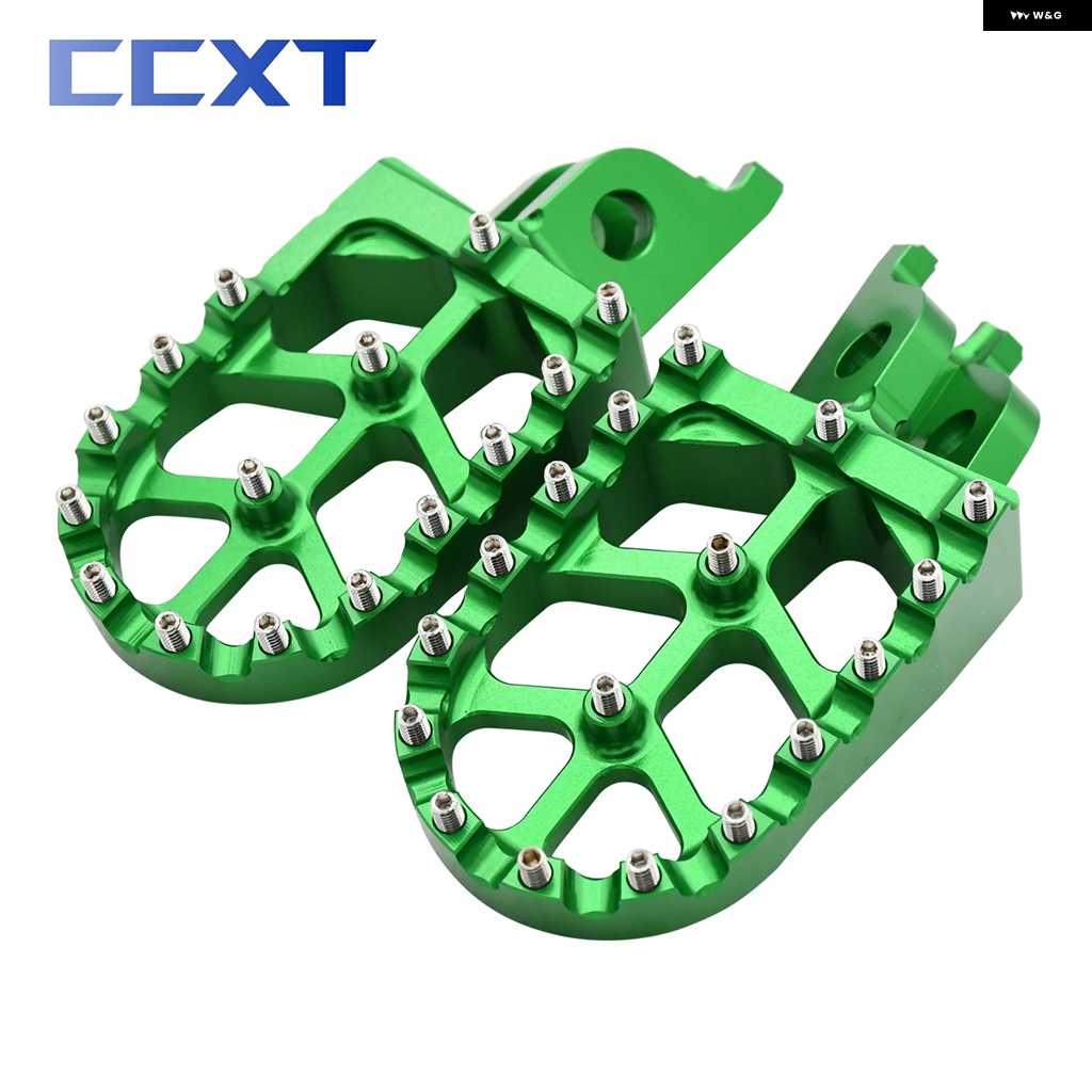 【並行輸入品】モトクロス CNC アルミレスト ペダル フットペグ カワサキ KX KLX KXF 250 450 250F 450F 250X 450X 450R 2006 2007-2021 | ブランド登録なし | 04