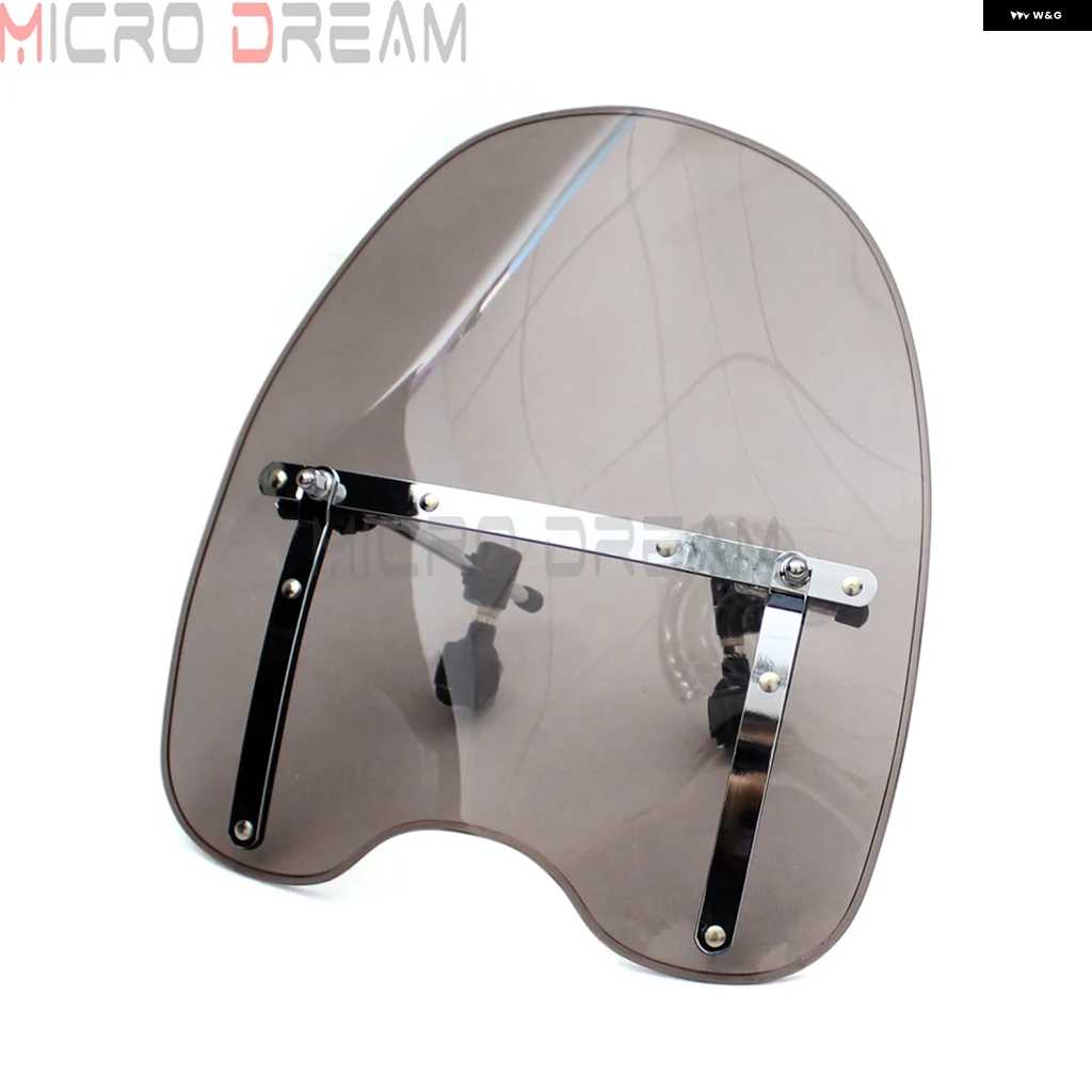 並行輸入品 カスタム オートバイ バイク 7/8インチ ハンドルバー デフレクタークロスボーン18インチクルーザー ウィンドスクリーン風防スクリーン_1