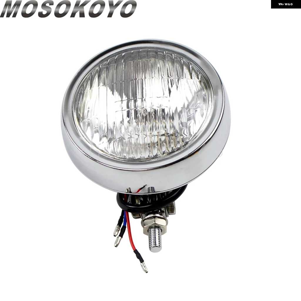 並行輸入品4.5インチ オートバイ バイク ヘッドライト レトロ エンジン
