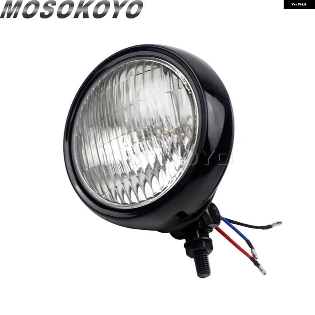 並行輸入品4.5インチ オートバイ バイク ヘッドライト レトロ エンジン