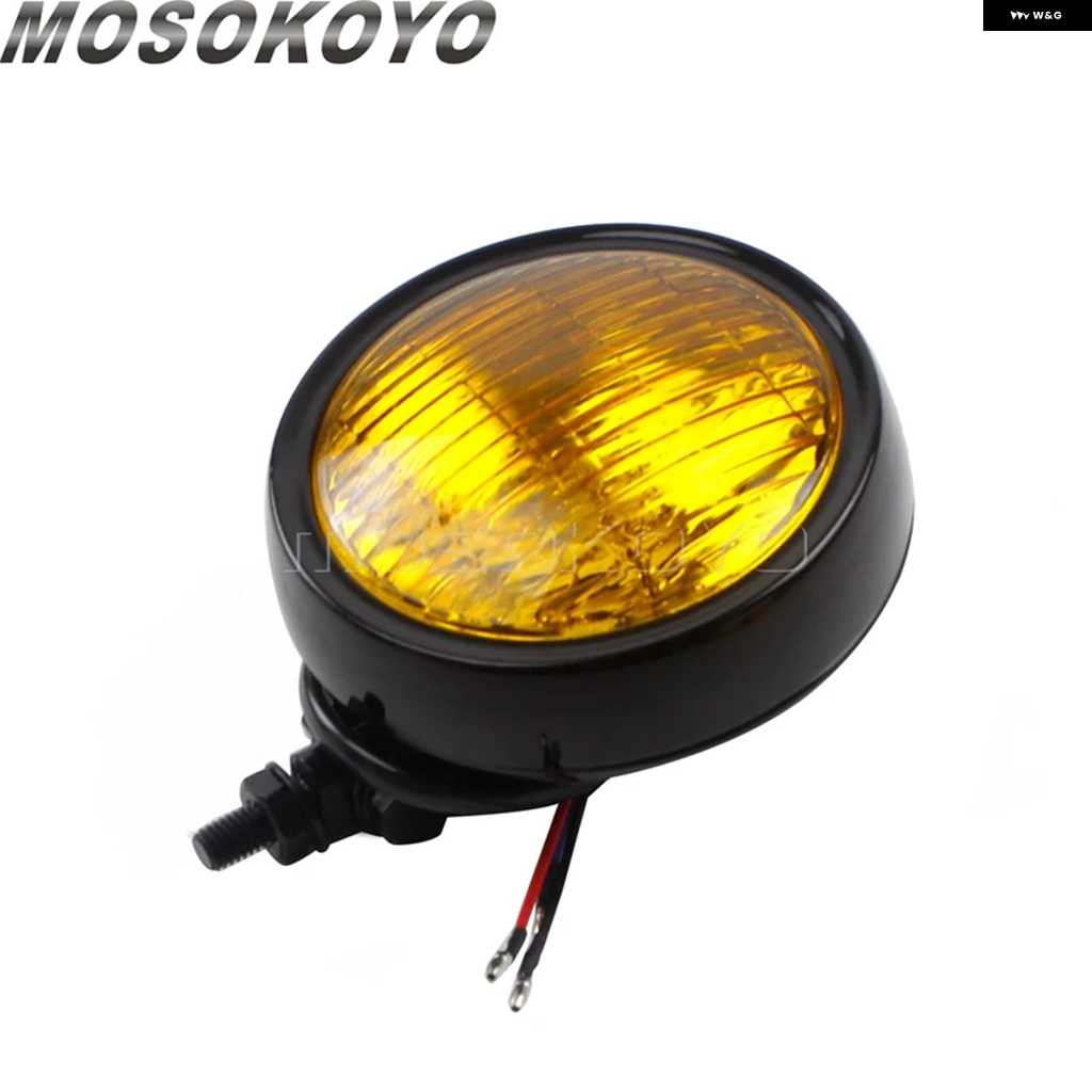 並行輸入品4.5インチ オートバイ バイク ヘッドライト レトロ エンジン
