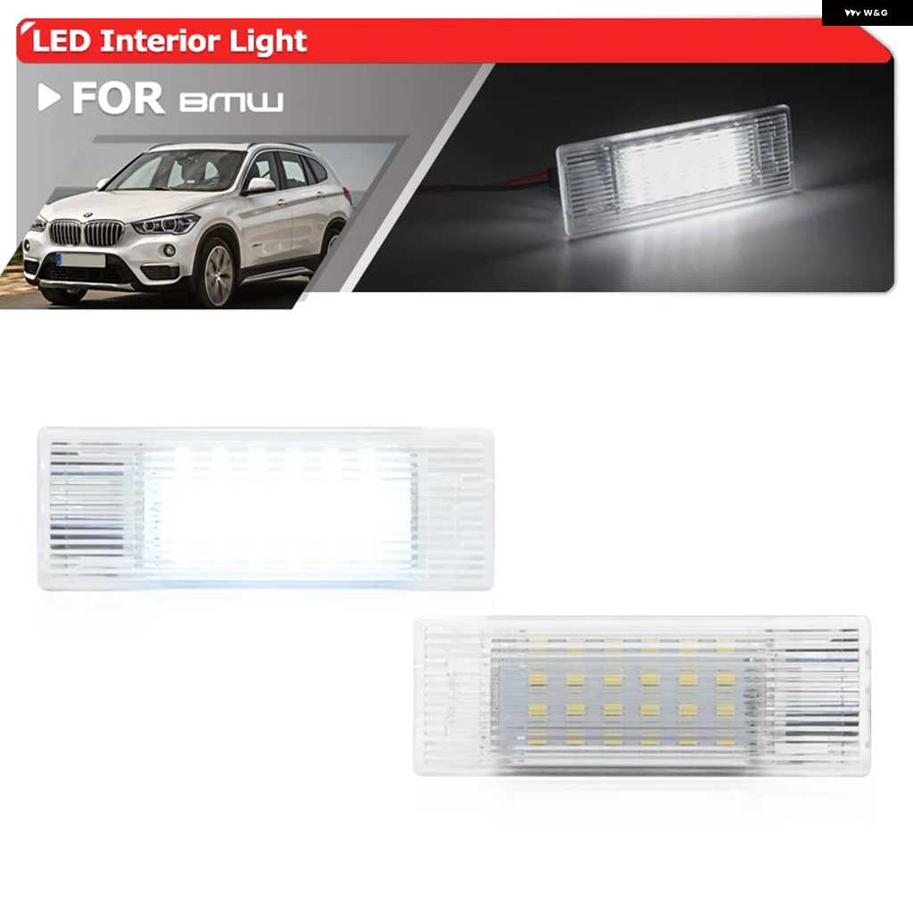 並行輸入品4X FR ホワイト LED ステップドア カーテシー パドル ライト BMW F48 X1 2016-2022 車内リア足元下交換用ライト | ブランド登録なし | 01