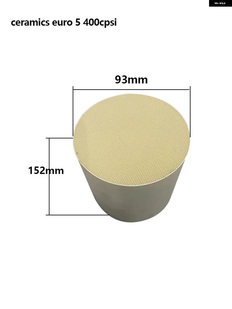 並行輸入品 93X152MM セラミックハニカムコア触媒コンバーター ユーロ5 自動車用排気 システム 高フロー 400CPSI | ブランド登録なし | 01