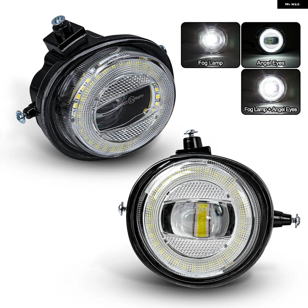 並行輸入品車用LED エンジェルアイズ フォグランプ アセンブリ マツダ 2 3 6 CX-5 CX-7 CX-8 CX-9 RX-8 MX-5 2004-2017 ヘッドライト デイタイム ランニ | ブランド登録なし | 02