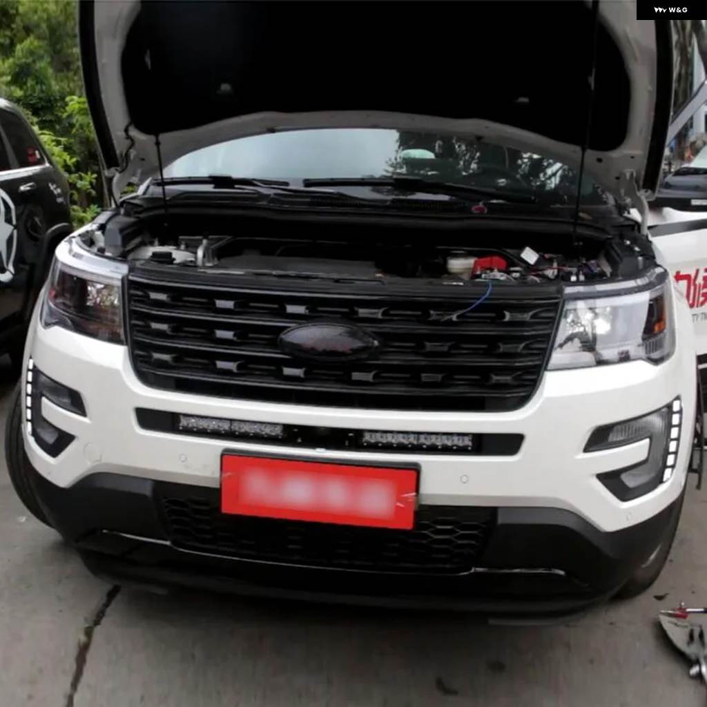 並行輸入品12V LEDデイライト フォード エクスプローラー 2016 2017 イエローシグナルカー ヘッドライト デイタイム ランニングライト DRL オート | ブランド登録なし | 01