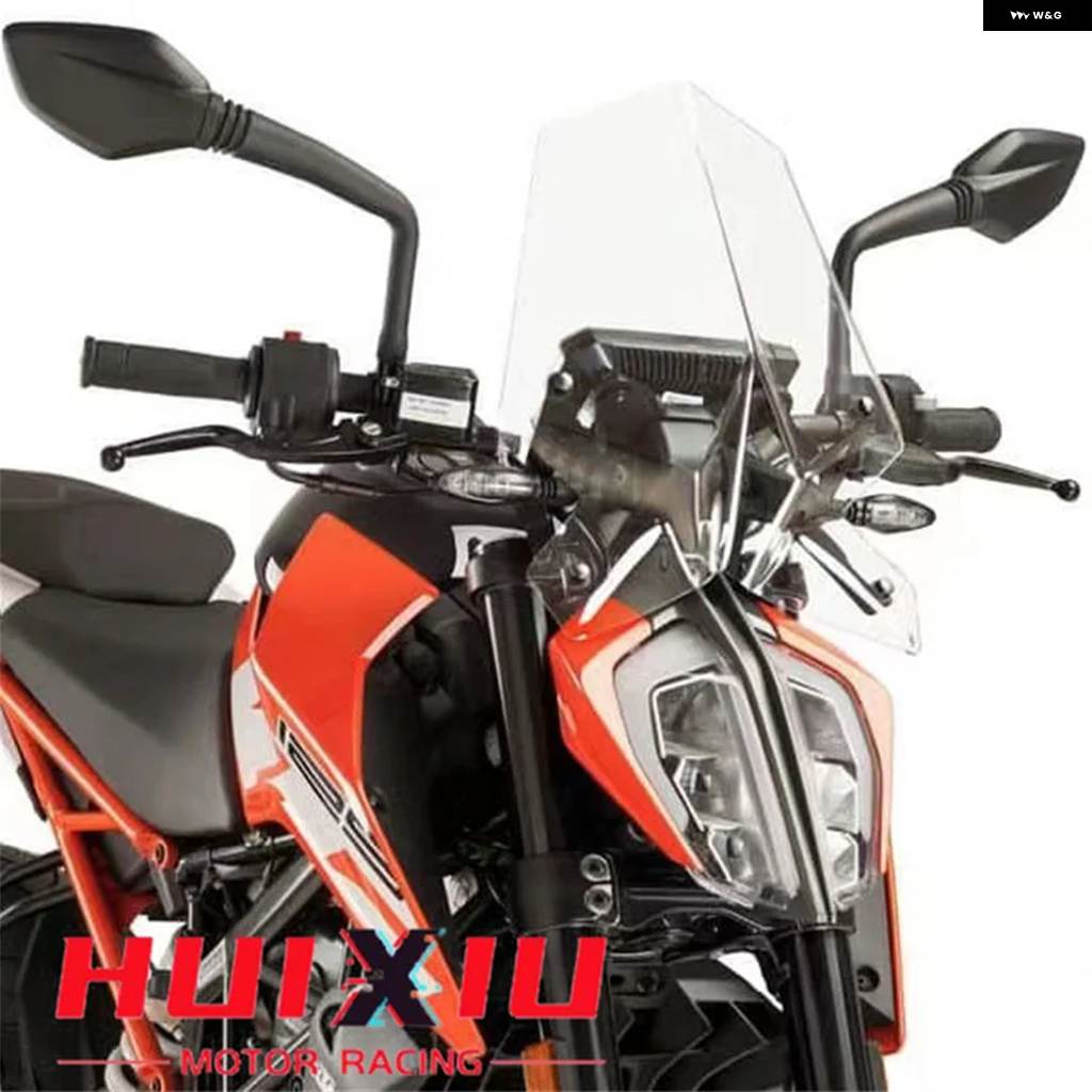 並行輸入品 オートバイ ウインドシールドデフレクター ウインドシールド DUKE125 390 2017 - 20 DUKE125 DUKE390 カスタム パーツ_1